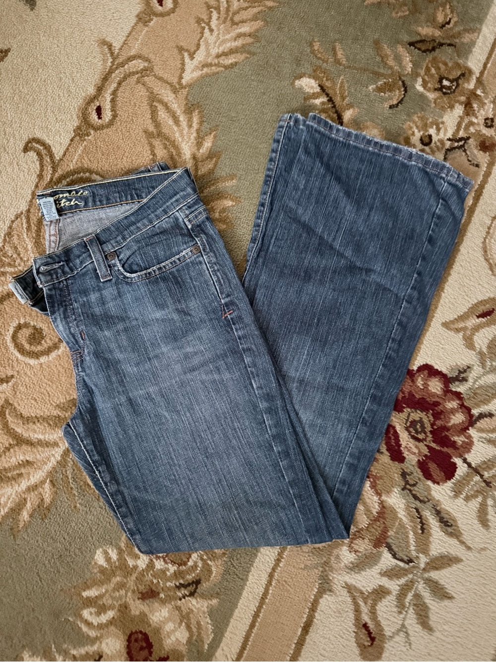 Abercrombie & Fitch Women's Medium Blue Madison Flare Jeans